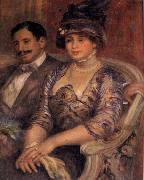 Pierre Renoir M and Mme Bernheim de Villers oil painting artist